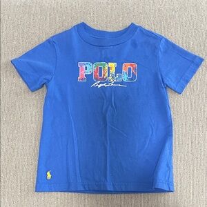 Polo by Ralph Lauren Kids Blue Graphic Tee